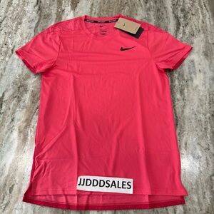 Nike Court Tennis Shirt Aster Pink Dri-Fit Slim Fit FQ2020-629 Men’s Sz S NWT